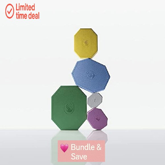 Evil Eye Bangle Bracelet, Mixed Metal, Medium Size, Adjustable - Picture 5 of 6